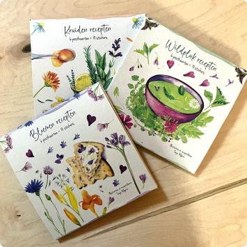 Tanja's recepten display gevuld 45 setjes