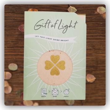 Geschenklichtje 01 Klavertje