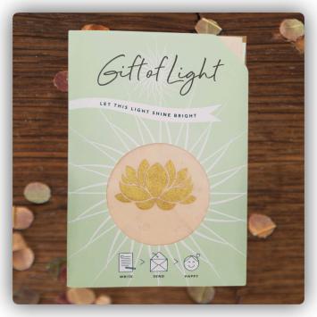 Geschenklichtje 05 Lotus