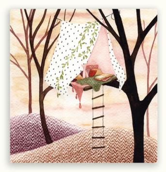 Vierkante postkaart LY01